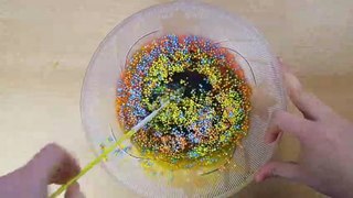 Making Slime with Bags - Crunchy Slime