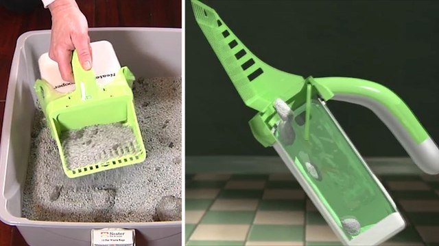 The Best Kitty Litter Scooper Has a Trap Door For A Cleaner Clean-Up