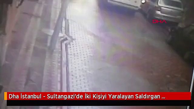 Dha İstanbul - Sultangazi'de İki Kişiyi Yaralayan Saldırgan Yakalandı; Kaçış Anı Kamerada