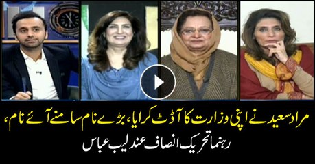Audit in Murad Saeed’s ministry revealed names of big personalities: Andleeb Abbas