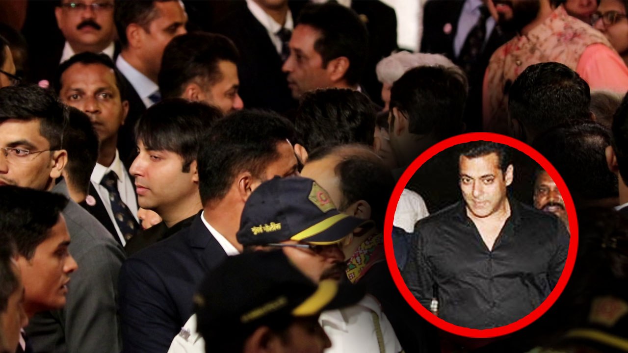 Isha Ambani Wedding: Salman Khan arrives in Dashing look; Watch Video | FilmiBeat