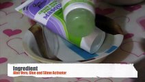 how to make slime with aloe vera gel without glue !!! Diy Slime without Glue
