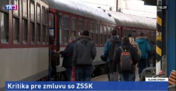 Kritika pre zmluvu so ZSSK