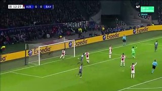 Ajax vs Bayern 0-1 Lewandowski GOAL