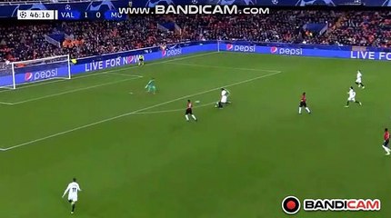 Own Goal Jones (2-0) Valencia CF vs Manchester United