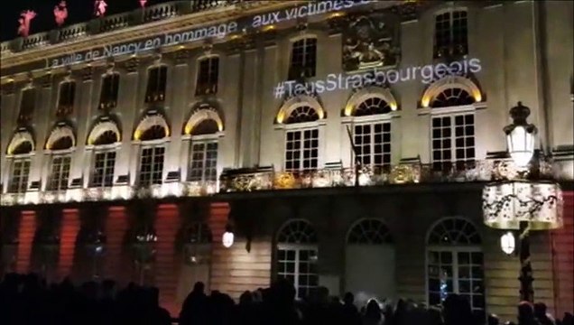 La Ville de Nancy rend hommage à la Ville de Strasbourg