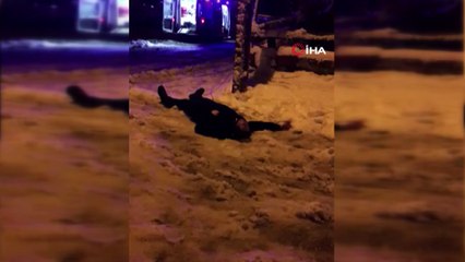 Kar yağışı nedeniyle kopan elektrik teli can aldı