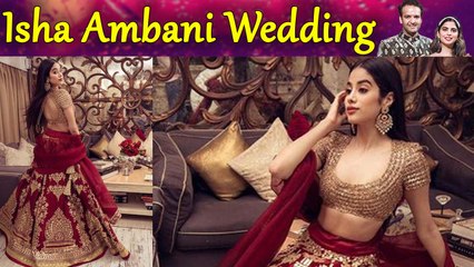 Download Video: Isha Ambani Wedding: Jhanvi Kapoor steps in Abu Jani Sandeep Khosla lehenga in style | FilmiBeat