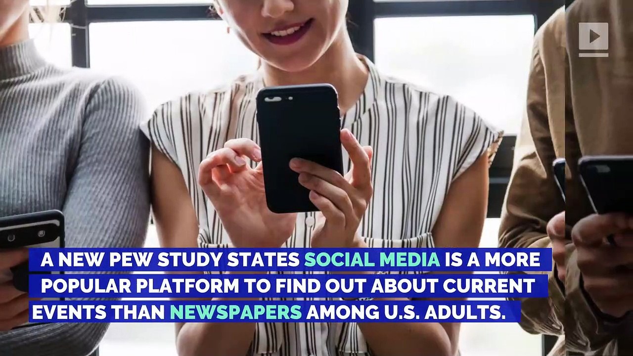 More Adults Get Their News From Social Media Than Newspapers