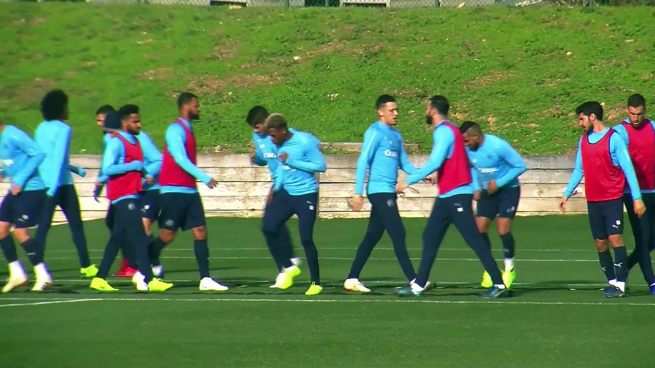OM-Apollon : les images du dernier entraînement des Olympiens à la Commanderie