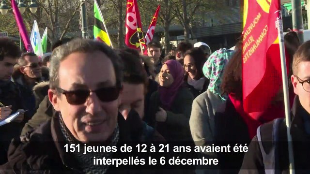 Marche pour dénoncer les arrestations à Mantes-la-Jolie