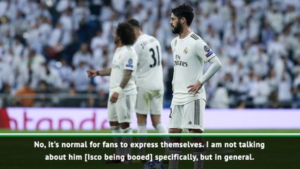 Fans have every right to boo - Solari