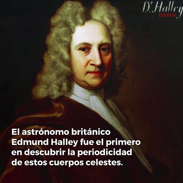 El paso del cometa halley