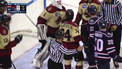 ECHL Atlanta Gladiators 1 at South Carolina Stingrays 2