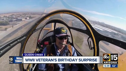 WWII veteran gets special birthday surprise thanks to local charity