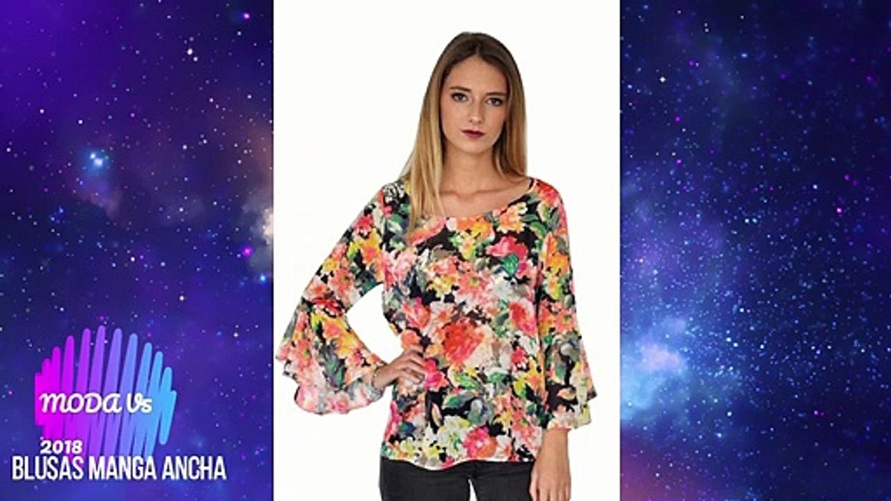 BLUSAS MANGA ANCHA 2018- MODA V5