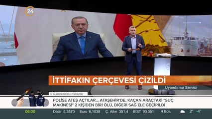 Sabah haberleri şimdi 24 TV'de