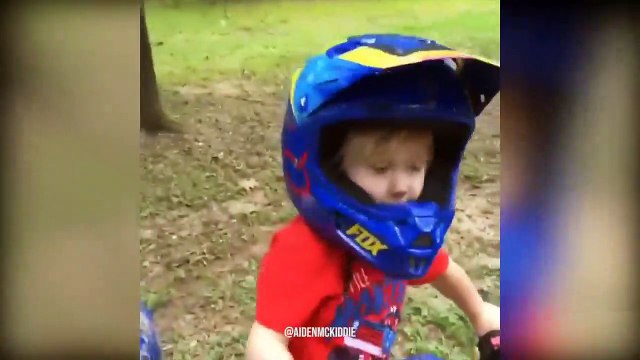 kids performing dangerous stunts on bikes