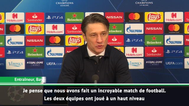 Groupe E - Kovac : Un incroyable match de football