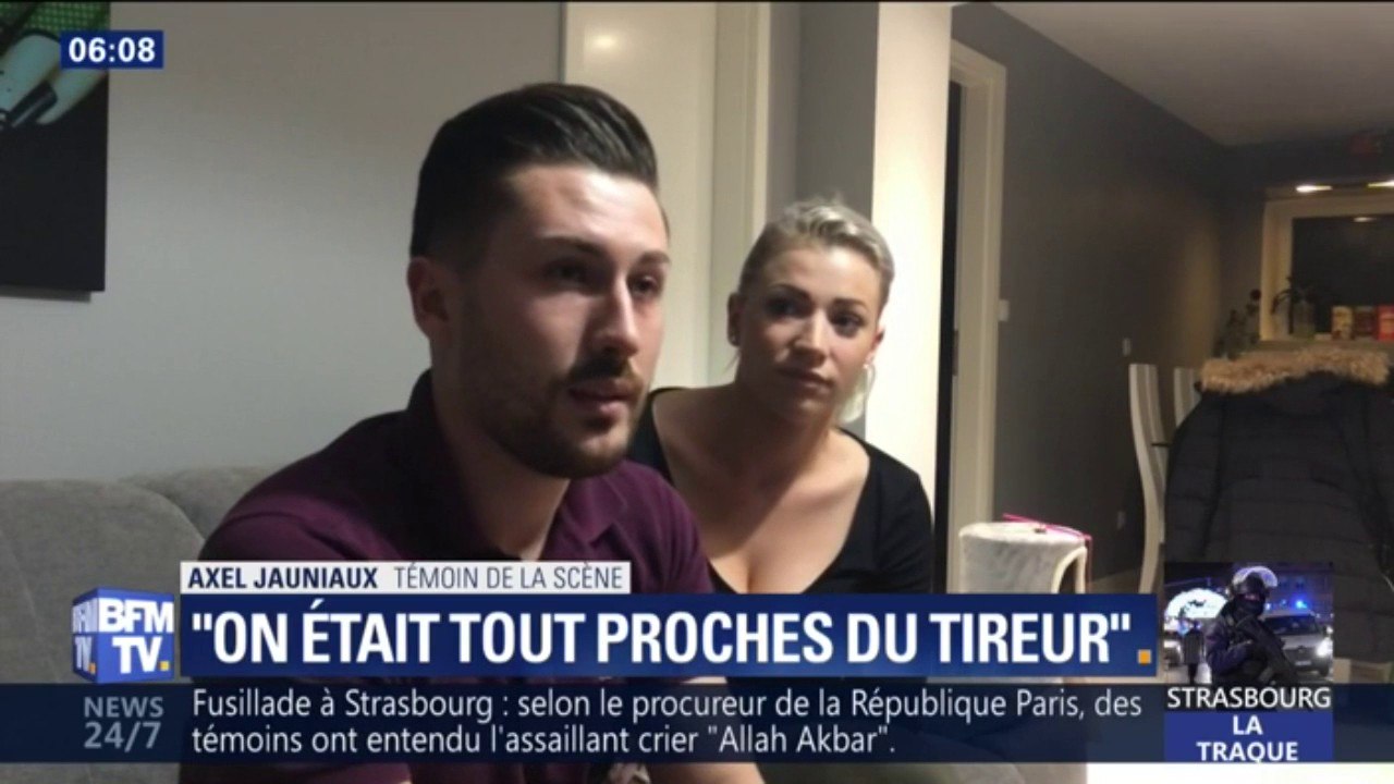 Strasbourg: "J'ai pris la main de ma conjointe et je lui ai dit 'cours!'"