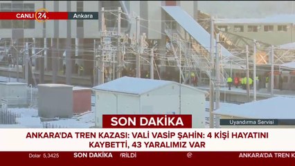 Ankara-Konya hızlı treni kaza yaptı