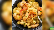 It’s Mac and Cheese on steroids | Garlic Shrimp Mac and Cheese (Prawns)