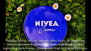 Nivea krema za kosu, za ruke, za lice.. - upotreba