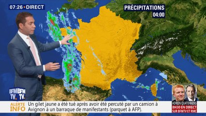 La météo pour ce jeudi 13 décembre 2018