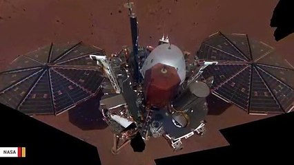 أول سيلفي للمسبار إنسايت على المريخ