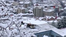 Kar Yağışı Kartpostallık Görüntüler Oluşturdu, 41 Köy Yolu Ulaşıma Kapandı