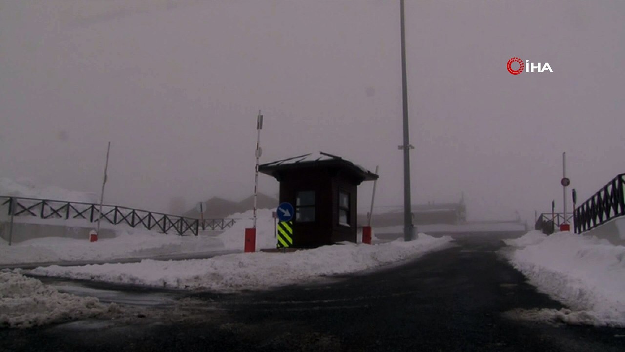 Erciyes’te hafta sonu kayak sezonu açılıyor...Kayak merkezi havadan böyle görüntülendi