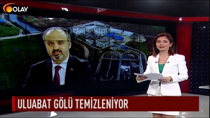 Uluabat Gölü temizleniyor