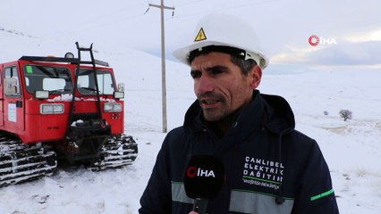 'Enerji timleri' zorlu şartlarda iş başında
