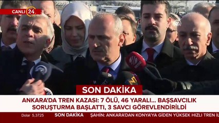 Ankara'da tren kazası