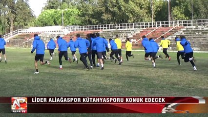 Lider Aliağaspor Kütahyasporu Konuk Edecek