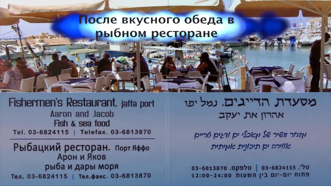 С друзьями в Яффо