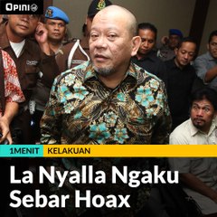 #1MENIT | La Nyalla Ngaku Sebar Hoax