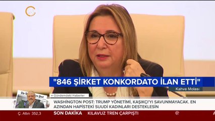 "846 şirket konkordato ilan etti"