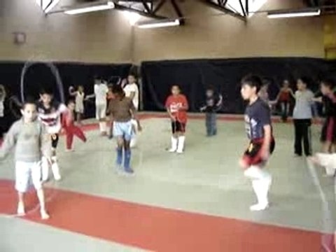 entrainement saison 05/06 muaythai villefontaine