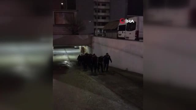 İstanbul ve Gebze'de Yakalanan Organize Suç Örgütü Üyeleri Adliyeye Sevk Edildi