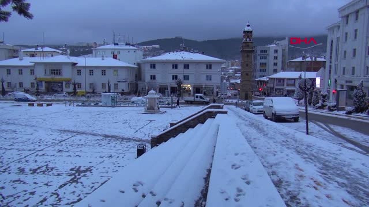 Yozgat'ta Yem Yiyen Kuşlar Türk Bayrağı Oluşturdu