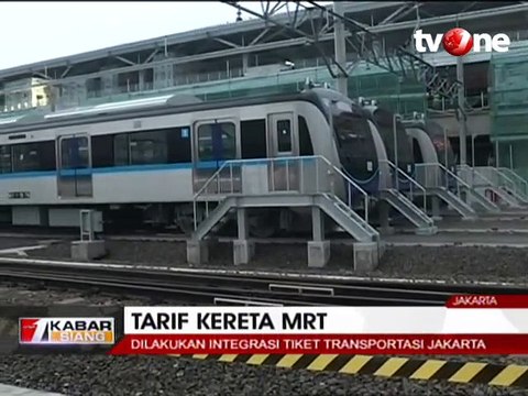 Tarif Kereta MRT Masih dalam Pengkajian