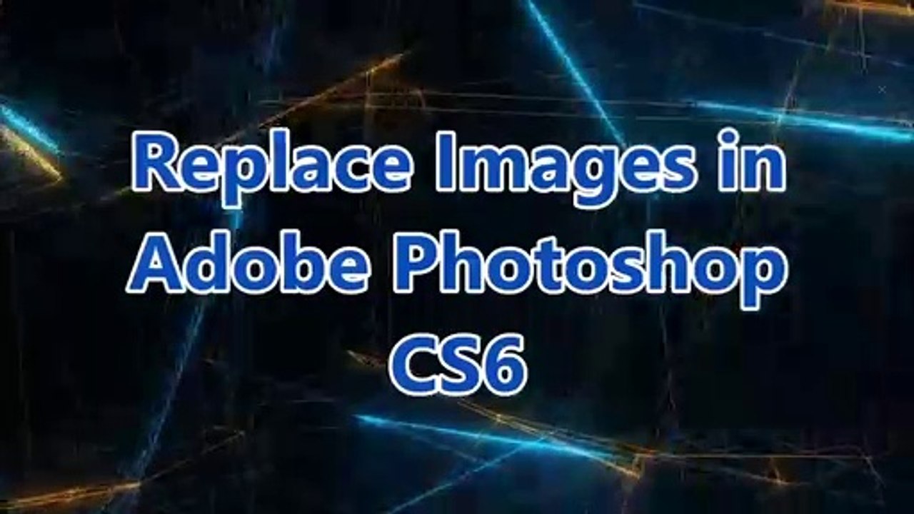 How do I replace one image with another in Adobe Photoshop CS6 | PD RAJAN