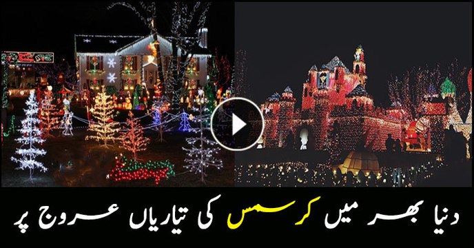 Christmas preparation underway all over the world