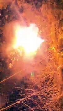 Les images impressionnantes de lignes électriques qui explosent pendant une tempête de neige