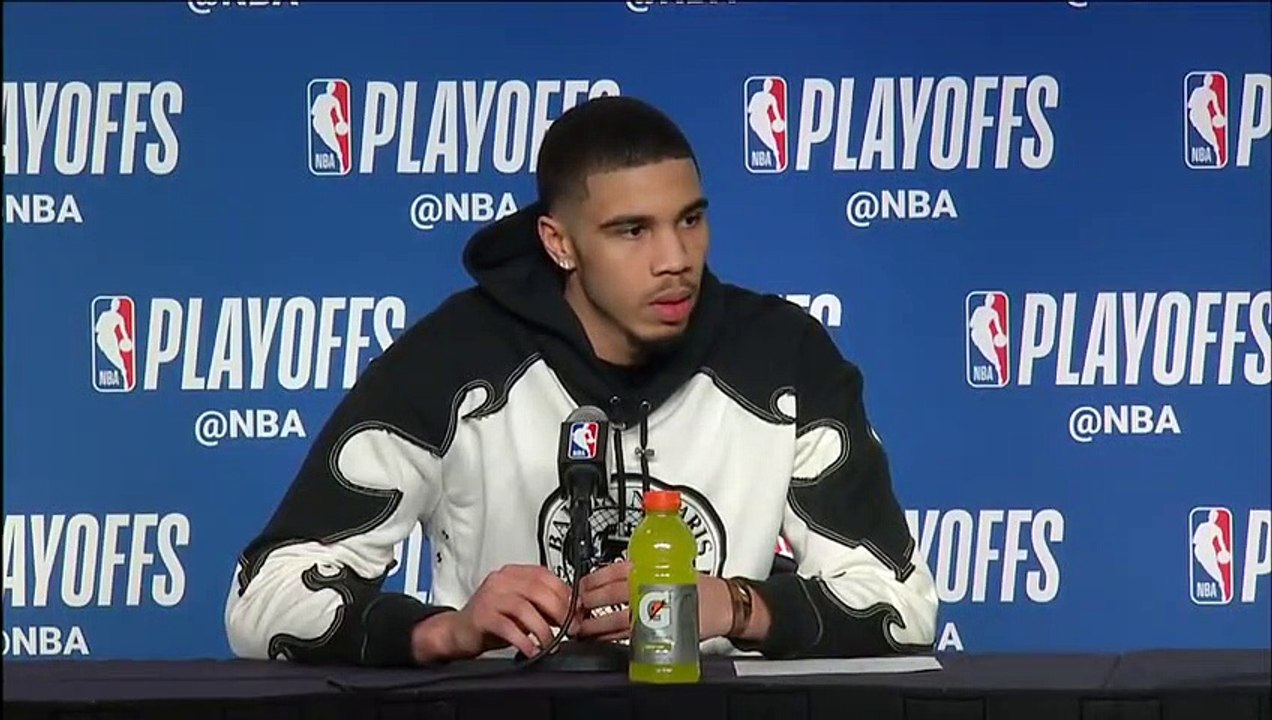 Jayson Tatum Postgame conference   Celtics vs Bucks Game 6   April 26 , 2018   NBA Playoffs