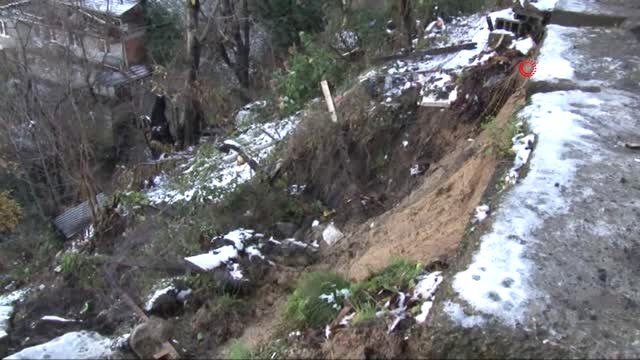 Zonguldak'ta 11 Ev Heyelan Riski Nedeniyle Boşaltılıyor