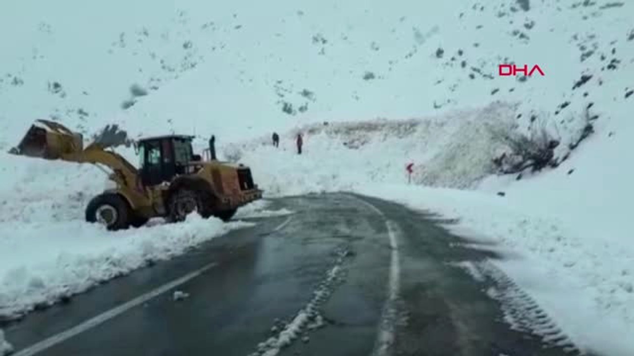 Hakkari- Şırnak Yoluna Çığ Düştü-Ek