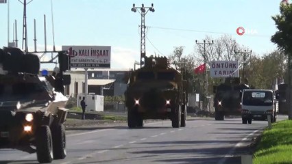 Скачать видео: Hatay’dan Suriye sınırına askeri araç sevkiyatı sürüyor