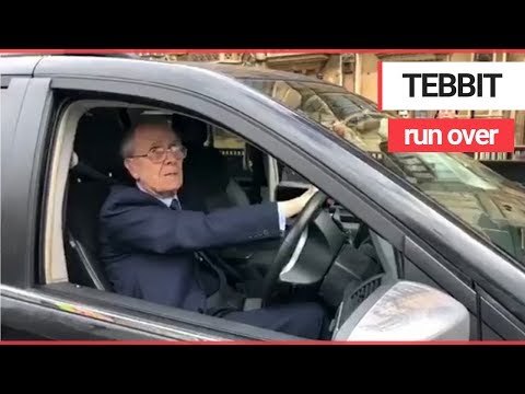 Lord Tebbit was Stopped by Police After 'Running Over Foot' of Tourist Outside Parliament | SWNS TV